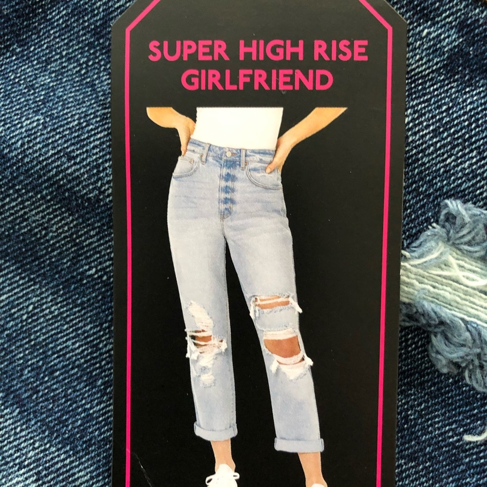 No Boundaries | Juniors Super High Rise Girlfriend Jeans